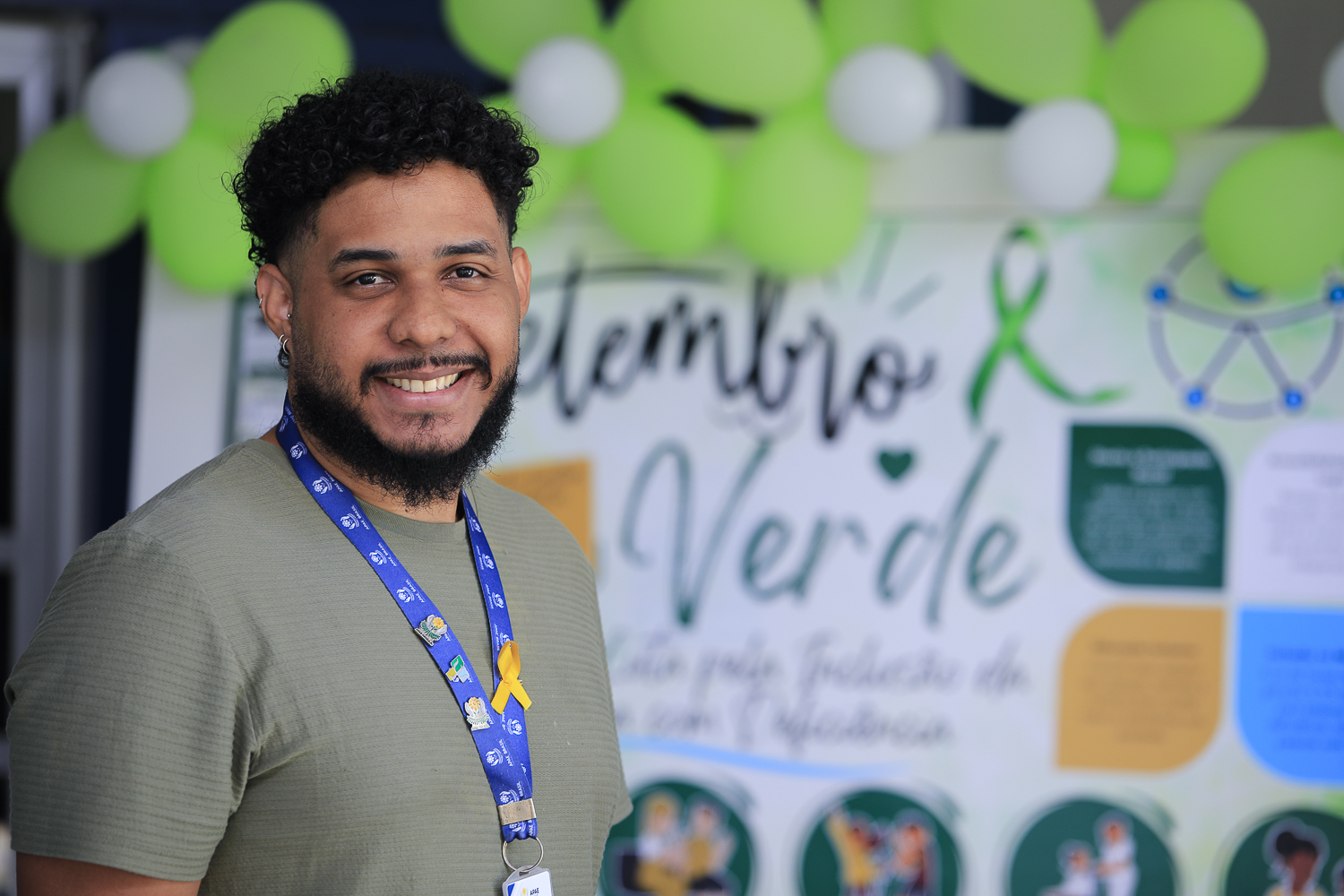 Danilo Silva, psicólogo da Apae Aracaju (Foto: Adilson Andrade/Ascom UFS)