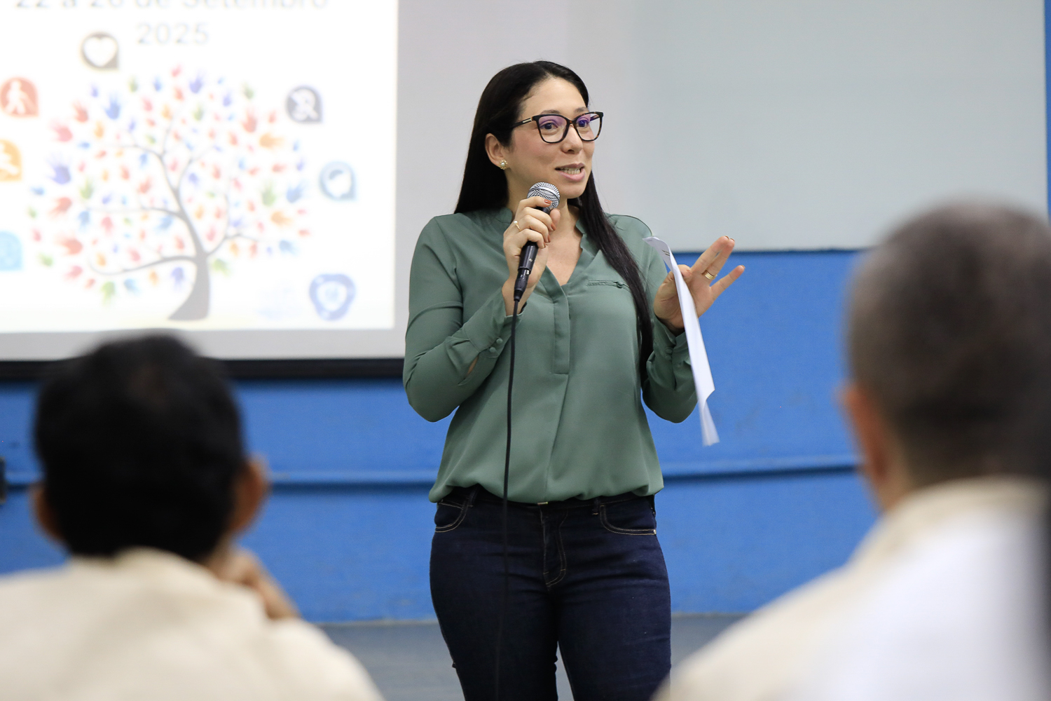 Coordenadora do evento, professora Helen Matos (Foto: Adilson Andrade/Ascom UFS)