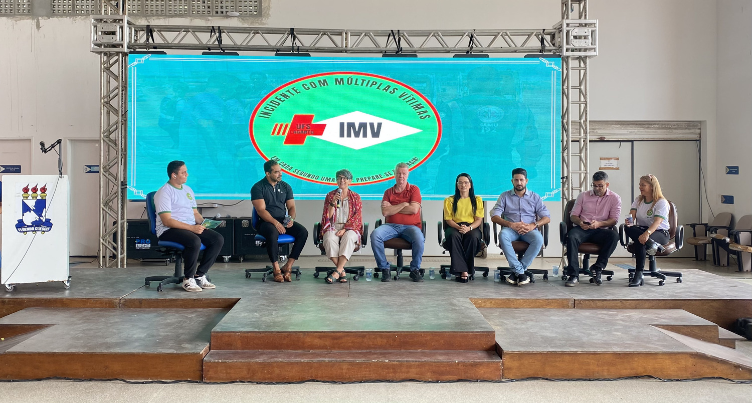 Abertura do evento contou com a vice-reitora, professora Silvana Bretas. Foto: Clayton Fontes/Campus Lagarto