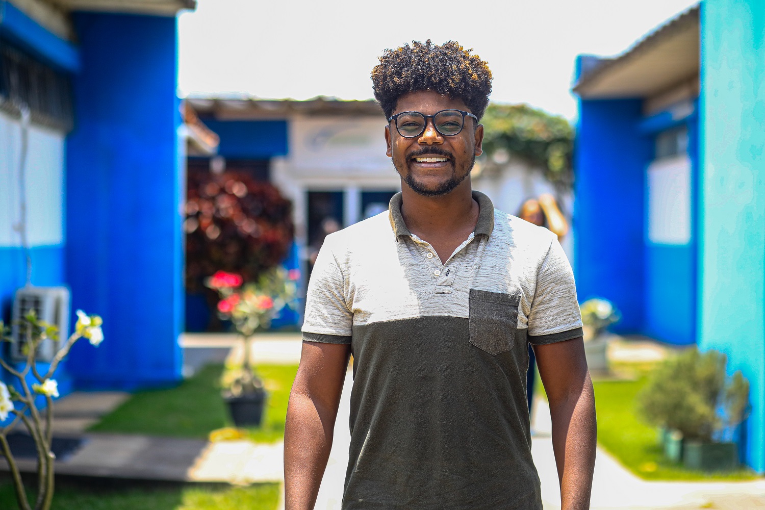 Estudante de Zootecnia, Clayton de Castro (Elisa Lemos/Ascom UFS)