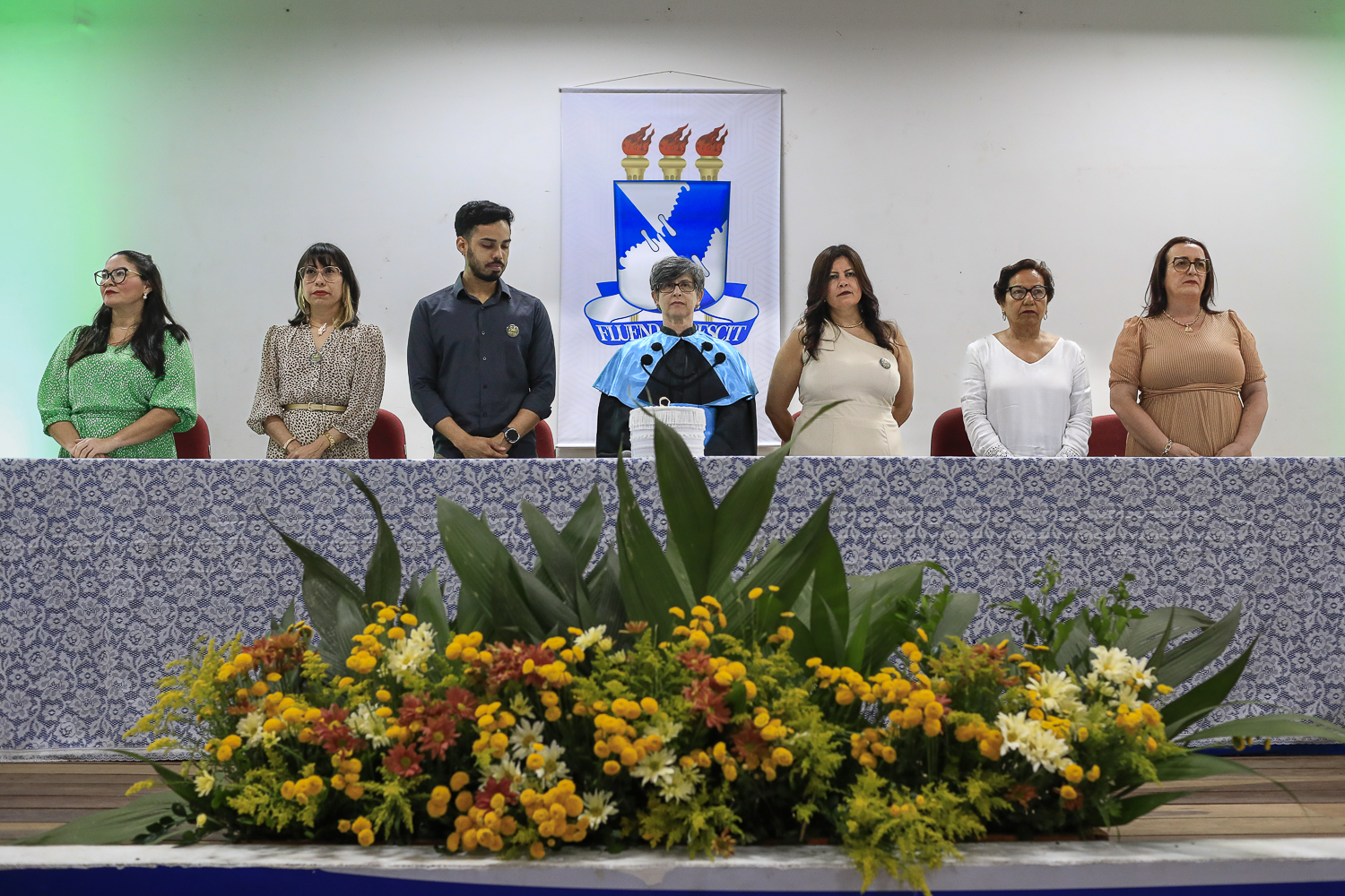 Mesa de abertura do Jubileu de Ouro (Foto: Adilson Andrade/Ascom UFS)