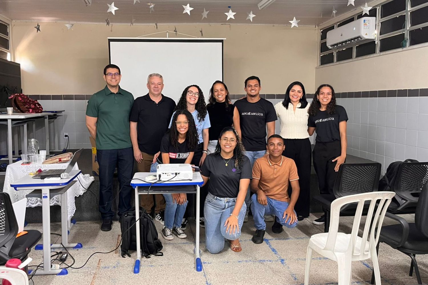 Equipe PROFMAT reunida durante Caravana (Foto: Acervo Pessoal)