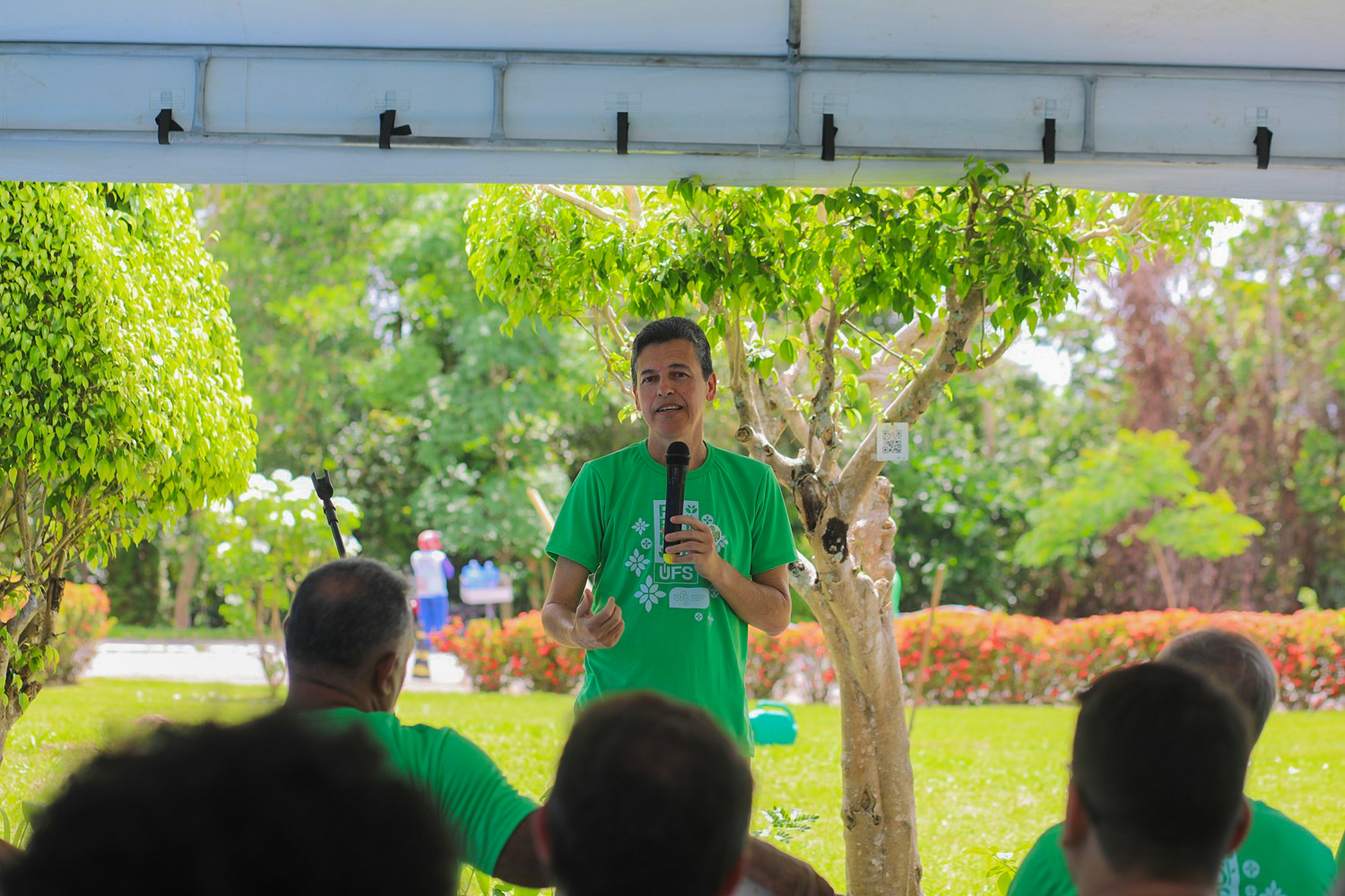 "Temos que ser referência no processo educativo e de conscientização", diz reitor André Maurício (Foto: Janaína Cavalcante/Ascom UFS)