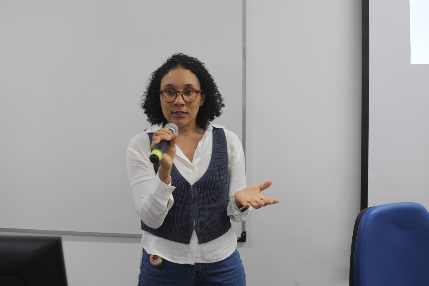 Raisa Coelho é nutricionista no campus Lagarto. Foto: Ana Laura/Campus Lagarto