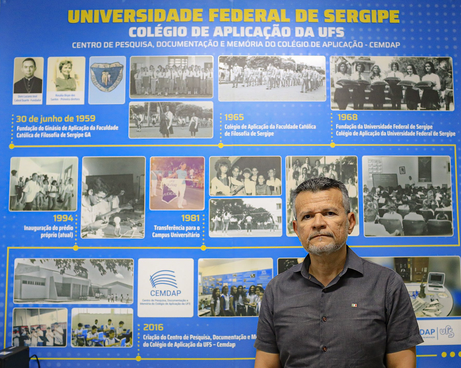 Coordenador do Cemdap, Joaquim Tavares (Foto: Elisa Lemos/Ascom UFS)