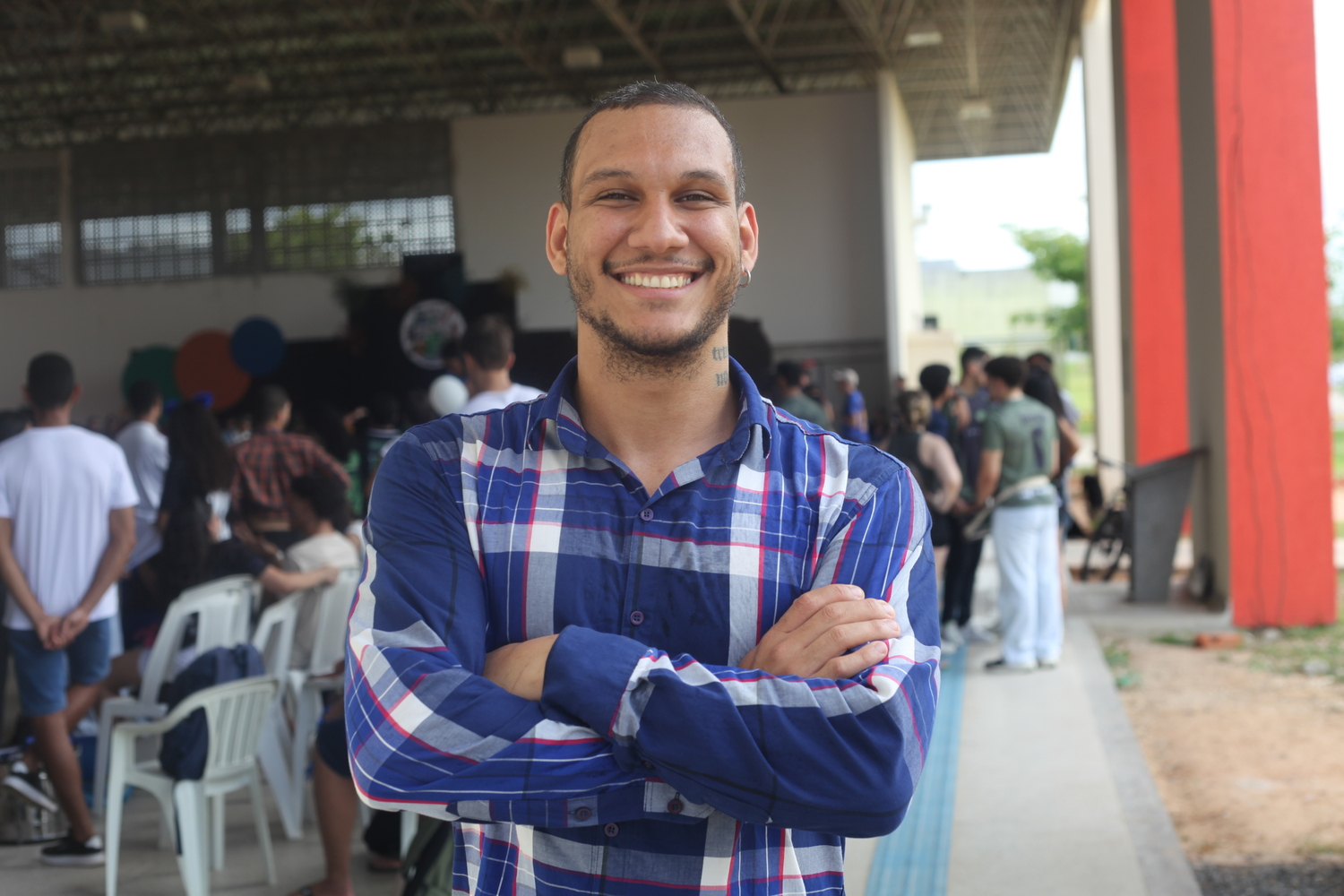 Discente Gabriel Oliveira está empolgado com terceira edição (Foto: Ana Laura Farias/Ascom UFS)