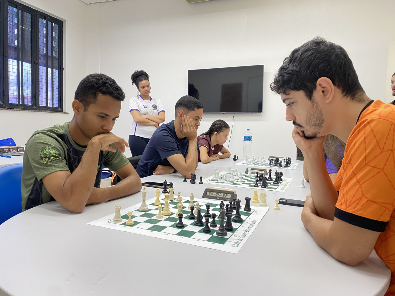 Jogos de mesa também integraram a programação da Gincana. Foto: Clayton Fontes/Campus Lagarto