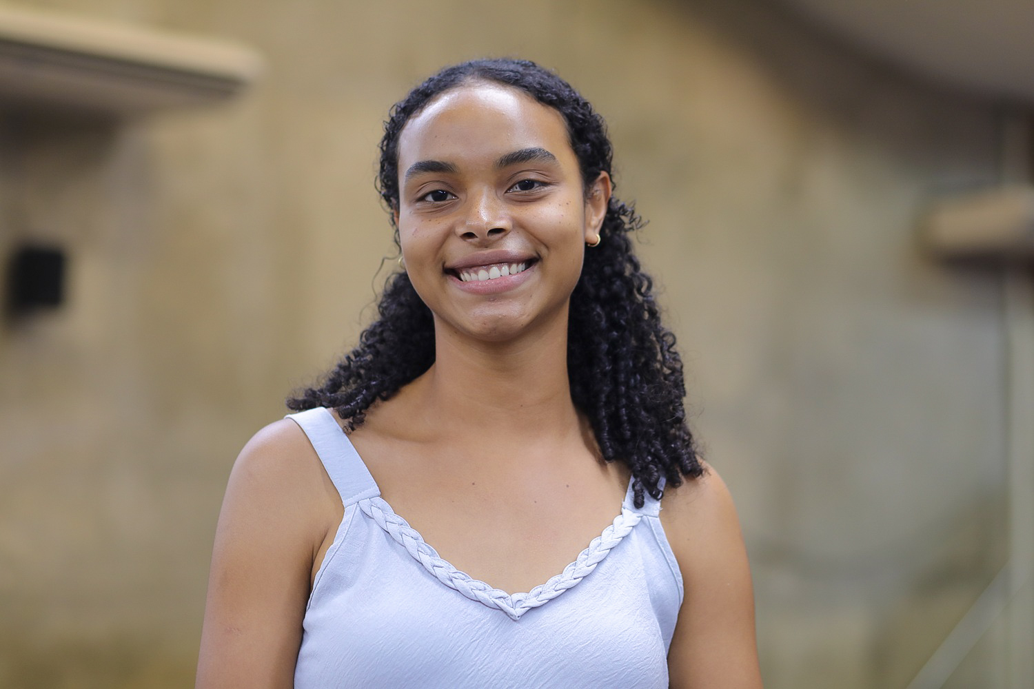 Marina Alves, estudante do DCOS/UFS (Foto: Janaína Cavalcante/Ascom UFS)