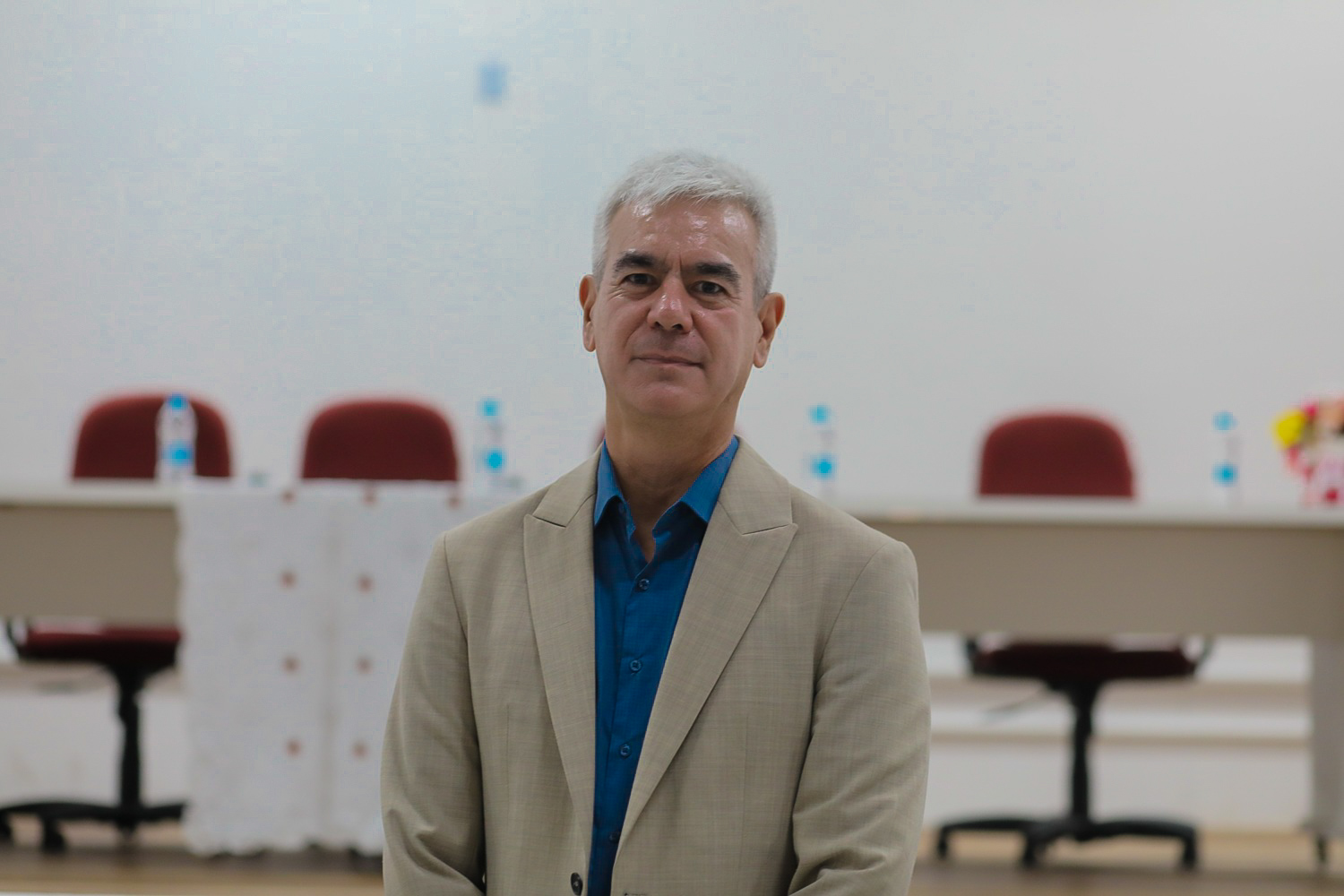 Coordenador da área de Humanidades da Capes, Gerson Yukio Tamanari (Foto: Janaína Cavalcante/Ascom UFS)