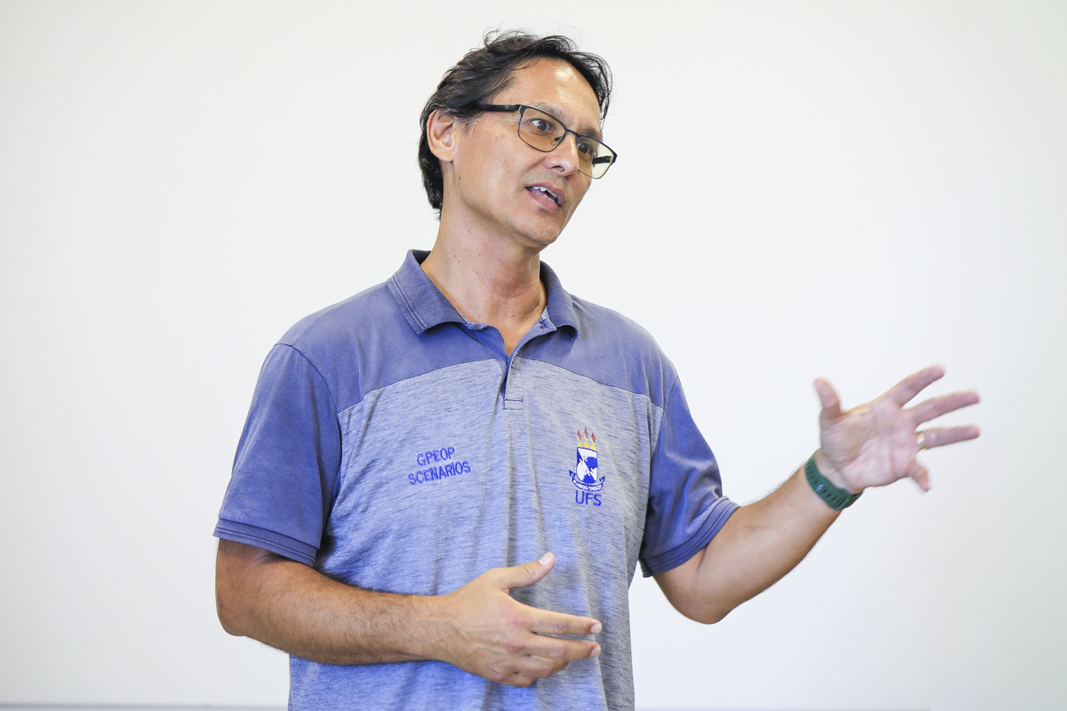 Professor Marcelo Haiachi, também do DEF/UFS (Foto: Adilson Andrade/Ascom UFS)